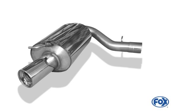 Endschalldämpfer Durchmesser 70mm - 1x100 Typ 13 passend für: Mitsubishi Lancer Evolution VI